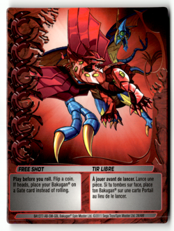 Bakugan Card - Free Shot (Avior & Krakenoid) - Mechtanium Surge - Image 1