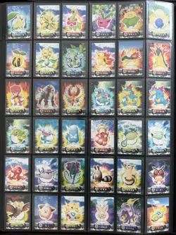 Pokemon 2003 Holo Gold/Silver Zukan COMPLETE SET Japanese 80 cards - Near Mint - Image 1