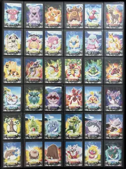 Pokemon 2003 Holo Gold/Silver Zukan COMPLETE SET Japanese 80 cards - Near Mint - Image 2