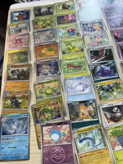 75 Cute Pokemon TCG Mixed Card Lot Holo/Reg Charmander Shinx, Rayquaza, More - Image 4