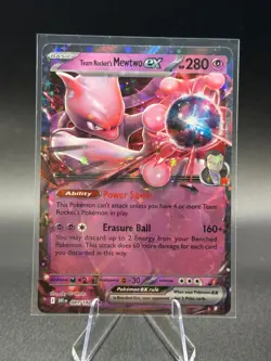 Team Rocket's Mewtwo ex Holo Promo SV: Scarlet & Violet Promo Cards 216 NM - Image 1