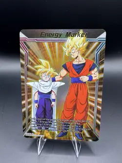 Dragon Ball Super Card Game Son Goku Son Gohan Energy Marker Holo English M-11 - Image 1
