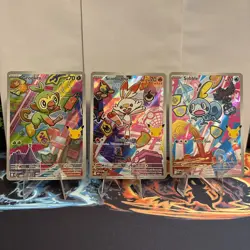 Pokemon TCG First Partner Illustration Collection Series 2 Gen 8 Galar Starters - Image 1