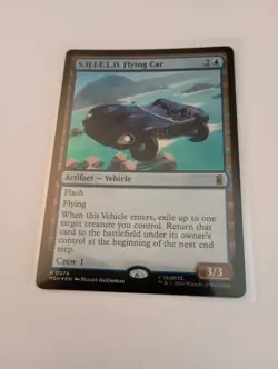 MTG Magic S.H.I.E.L.D. Flying Car 0074 Foil Marvel Super Heroes - Image 1