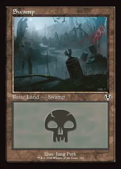 Swamp Foil Innistrad Remastered 292 NM MTG - Image 1