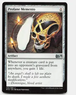 Profane Memento 226 Uncommon Magic 2015 (M15) Magic: The Gathering Near Mint - Image 1