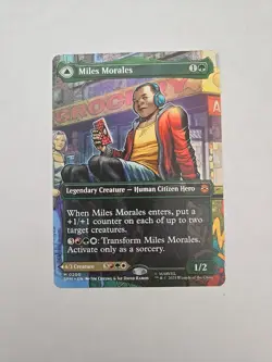 Miles Morales 0200 (Borderless) MTG Magic Marvel's Spider-Man - Image 1