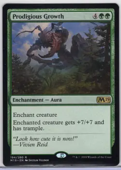 1x Prodigious Growth - Core Set 2019 - Near Mint - Image 1