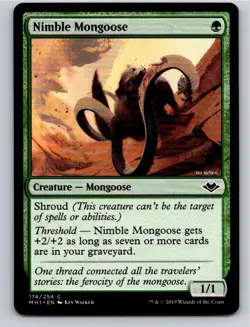 Magic the Gathering Nimble Mongoose Modern Horizons MTG Free Shipping! - Image 1