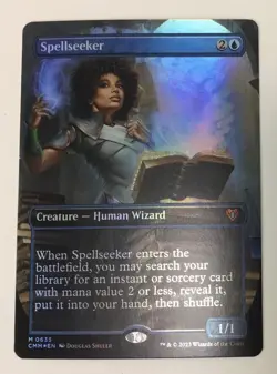 Spellseeker (Borderless) Commander Masters Foil - Image 1