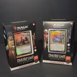 MTG Commander Decks Corrupting Influence & Rebellion Rising Factory Sealed - Image 1