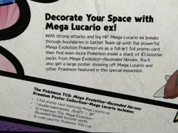 Pokemon TCG Premium Poster Collection Mega Lucario - Ascended Heroes - Image 3
