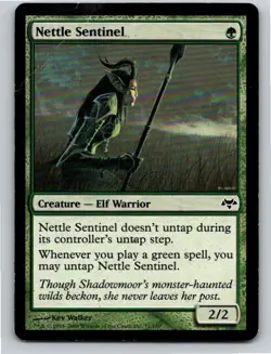 Magic the Gathering MP Nettle Sentinel Eventide MTG Free Shipping! - Image 1