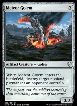 Meteor Golem 325/361 Commander Legends MTG Magic the Gathering card - Image 1