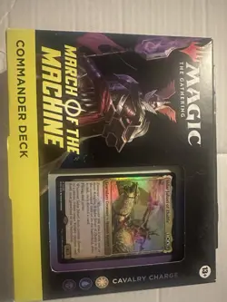 MTG March of the Machine Deluxe Commander Bundle Calvary Charge - Image 1
