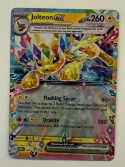 Jolteon ex 030/131 Holo Double Rare Prismatic Evolutions Pokemon Near Mint - Image 1