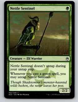 Magic the Gathering Nettle Sentinel Masters 25 MTG Free Shipping! - Image 1