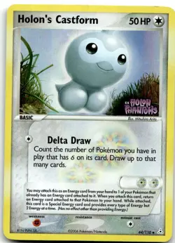 Holon's Castform 44/110 Uncommon Holon Phantoms Pokemon Reverse Holo HP - Image 1