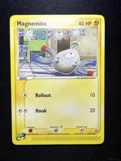 MAGNEMITE 61/97 COMMON DRAGON POKEMON LIGHTLY PLAYED - Image 1