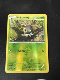 Scatterbug 15/146 Common XY Pokemon Reverse Holo - Image 1