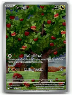 Applin 185/167 Illustration Rare Twilight Masquerade Pokemon NM/M - Image 1