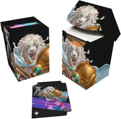 - Foundations Ajani 100+ Deck Box Light for Magic: the Gathering, MTG Storage Co - Image 3
