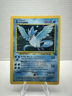 Pokemon TCG Articuno 2/62 Fossil Holo Rare - Image 1
