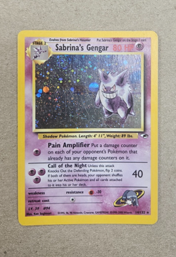 Wizards of the Coast Sabrina's Gengar 14/132 Gym Challenge Holo W/ Swirl - Image 1