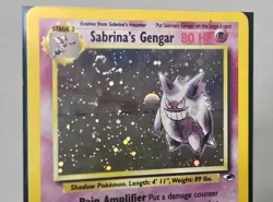Wizards of the Coast Sabrina's Gengar 14/132 Gym Challenge Holo W/ Swirl - Image 5