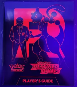 Destined Rivals Players Guide Scarlet & Violet ETB Booklet Pokemon TCG - Image 1