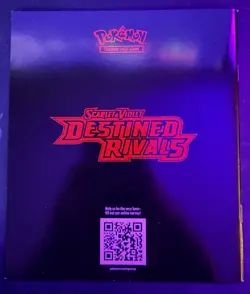 Destined Rivals Players Guide Scarlet & Violet ETB Booklet Pokemon TCG - Image 2