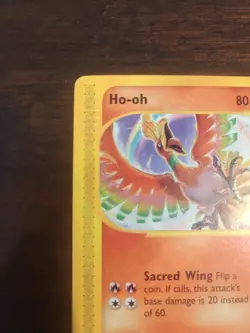2002 Pokemon Wizards Black Star Promo Ho-oh 52 e-Reader Vintage WOTC - Image 2
