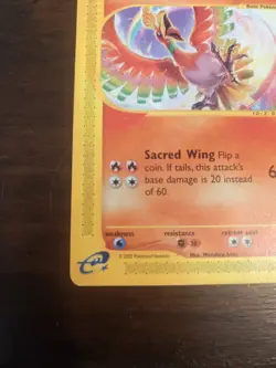 2002 Pokemon Wizards Black Star Promo Ho-oh 52 e-Reader Vintage WOTC - Image 3