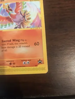 2002 Pokemon Wizards Black Star Promo Ho-oh 52 e-Reader Vintage WOTC - Image 4