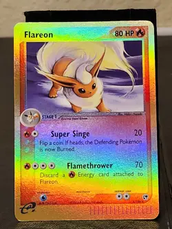 Pokemon TCG Flareon Reverse Holo 5/100 EX Sandstorm great condition. - Image 3