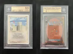 Castle REVISED Mtg MINT Graded BGS 9.5 BASIC (9.5/9.5/9/9.5) POP 7 - Image 1
