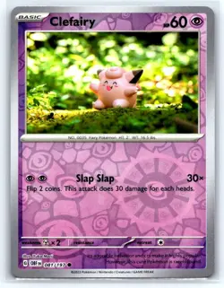 Clefairy 081/197 Common Obsidian Flames Pokemon Reverse Holo Near Mint - Image 1
