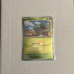Pokemon TCG Bulbasaur 001/132 Pokemon Day 2026 Promo Reverse Holo. Pk001436 - Image 1