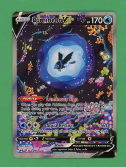 Lumineon V Pokemon Crown Zenith Galarian Gallery GG39/GG70 - Image 1