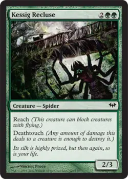 Kessig Recluse -Foil Medium Play MTG Dark Ascension - Image 1