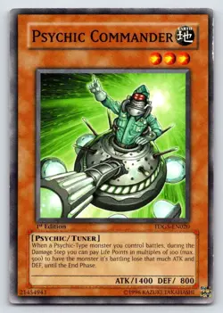 Yu-Gi-Oh! TCG PSYCHIC COMMANDER TDGS-EN020 1ST EDITION - Image 1