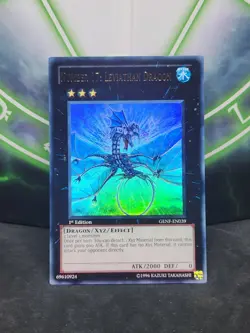 Yugioh Number 17 Leviathan Dragon GENF-EN039 Ultra Rare 1st Edition NM - Image 1