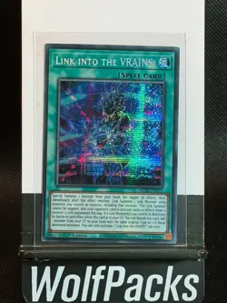Yu-Gi-Oh! Pharaoh's Gods - Link into the VRAINS MP22-EN271 PRISMATIC SECRET RARE - Image 1