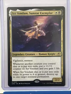 MTG - Syr Vondam, Sunstar Exemplar Edge of Eternities Regular NM - Image 1