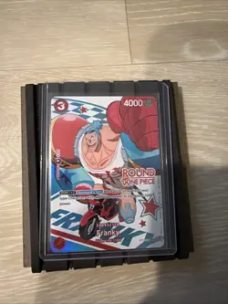 One Piece x Round 1 ENGLISH Promo Card - Franky ST21-011 - Image 1