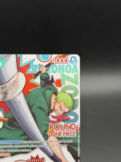 Round 1 One Piece Roronoa Zoro English Promo PRB02-006 - Image 3