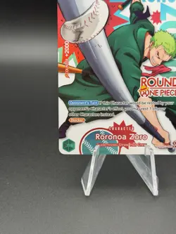 Round 1 One Piece Roronoa Zoro English Promo PRB02-006 - Image 4