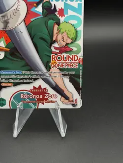 Round 1 One Piece Roronoa Zoro English Promo PRB02-006 - Image 5