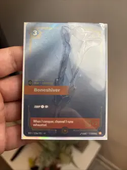 Boneshiver 118a/221 Tournament Promo Riftbound English League of Legends Card - Image 1