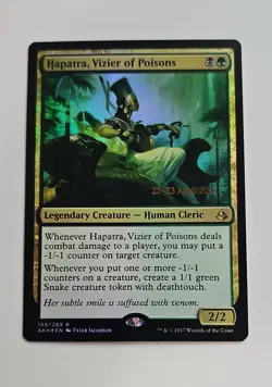 Hapatra, Vizier of Poisons Prerelease Cards Foil - Image 1